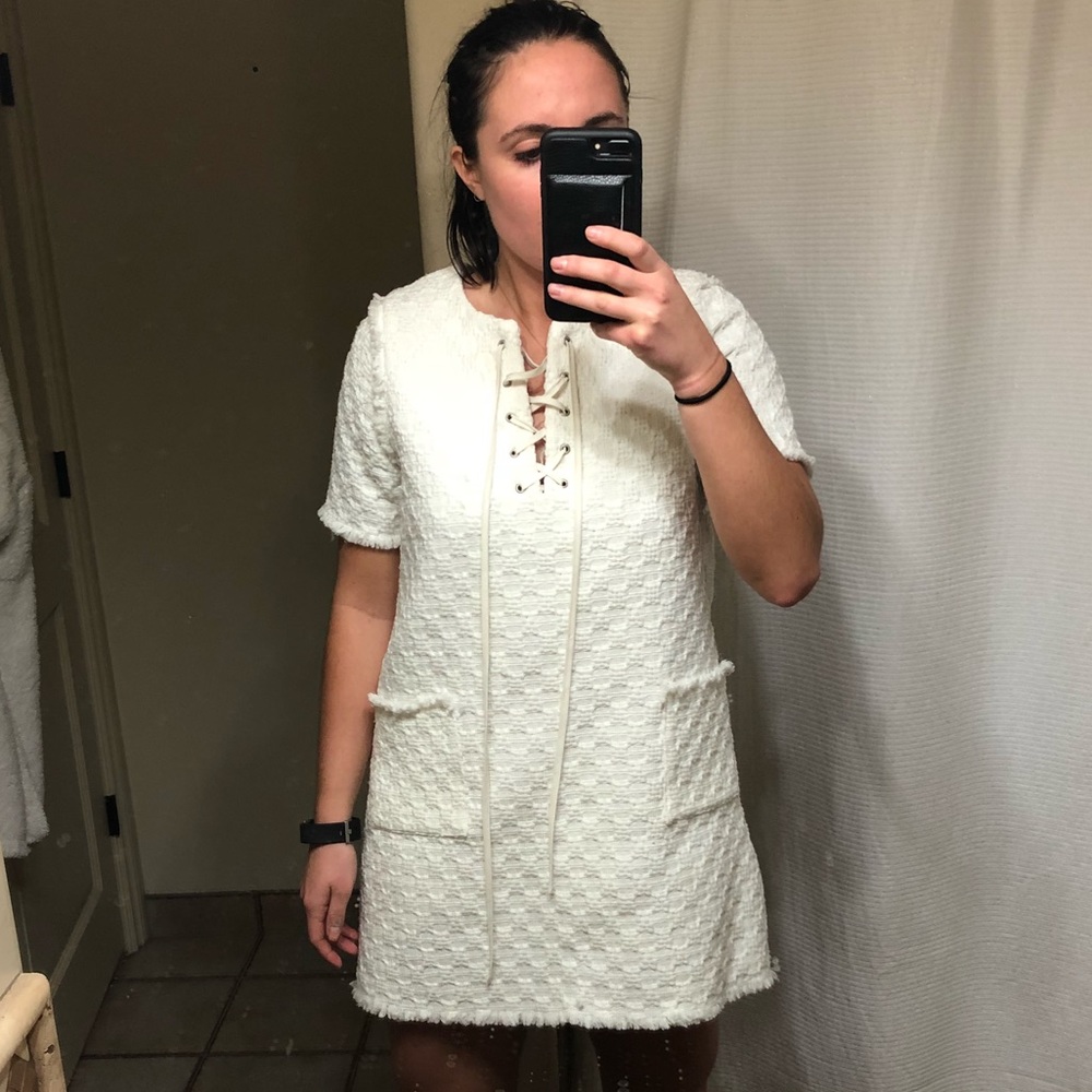 JOA White Mini Dress
